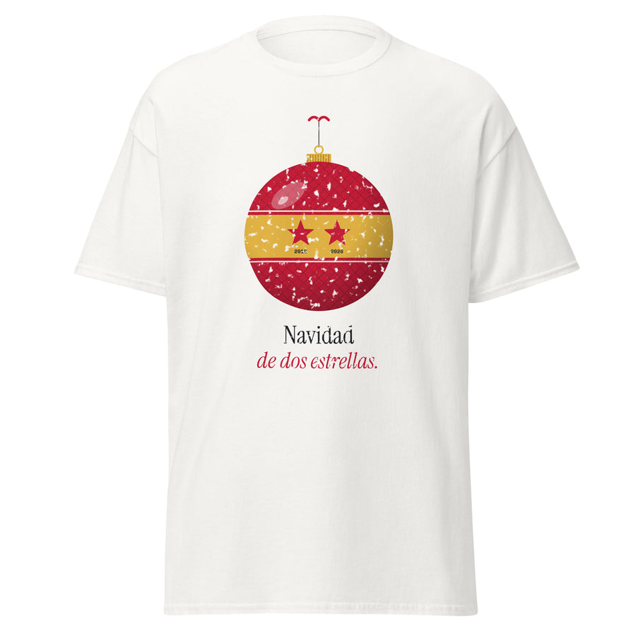 Camiseta Navidad de dos estrellas · La bola